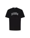 BARROW BLACK WASHED PRINT T-SHIRT