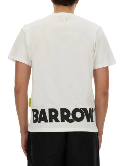 Barrow T-shirt With Logo In White
