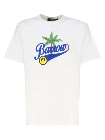 Barrow T-shirt With Logo In Beige