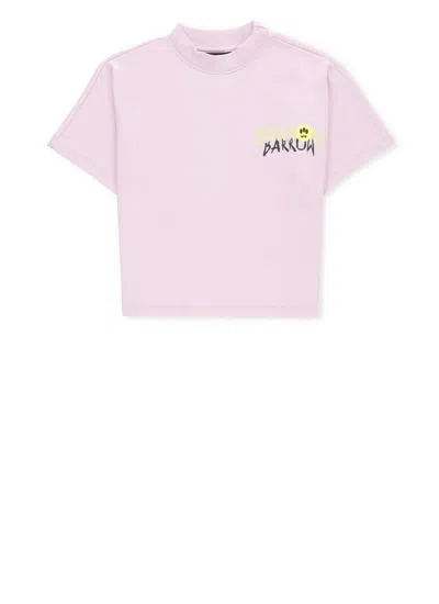 Barrow Kids' T-shirt With Logo In Pink