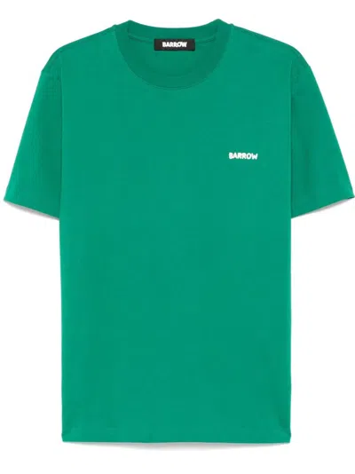 Barrow T-shirt With Logo In Verde