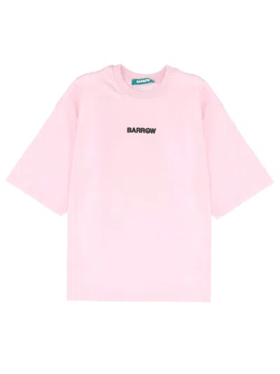 Barrow T-shirt With Print In Pink