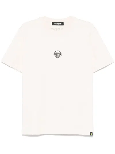 Barrow T-shirts And Polos Beige In Bianco Sporco