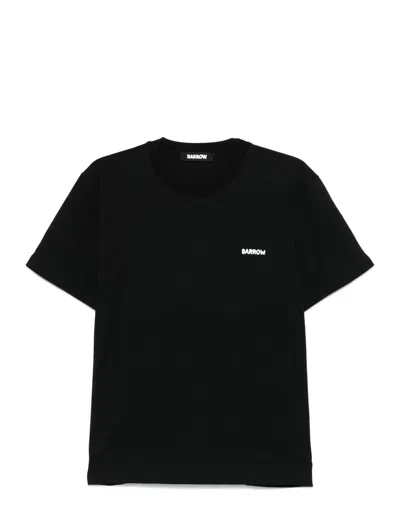 Barrow Back Bubble Crew Neck Graphic T-shirt In Black