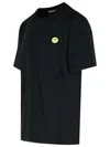 Barrow Orso Graphic Print Crew Neck T-shirt In Black