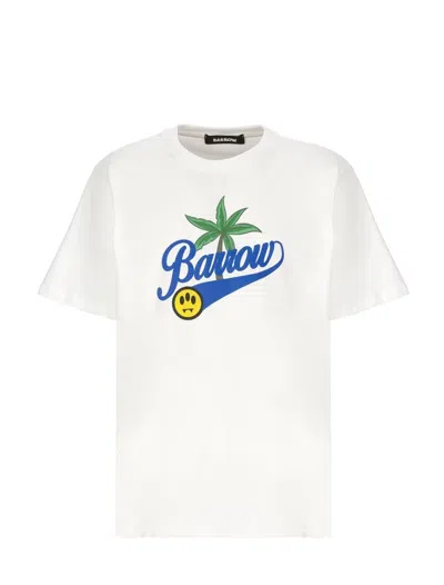 Barrow T-shirt In White Cotton