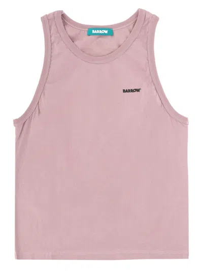 Barrow Tank Top With Logo In Pink