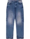 Barrow Tapered Jeans In Blue