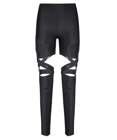 Barrow Technical Fabric Leggings In Black