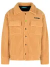 Barrow 'teddy' Acrylic Blend Jacket Baige In Orange