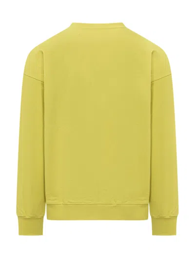 Barrow Teddy Bear Graphic Crewneck Sweatshirt In Quince