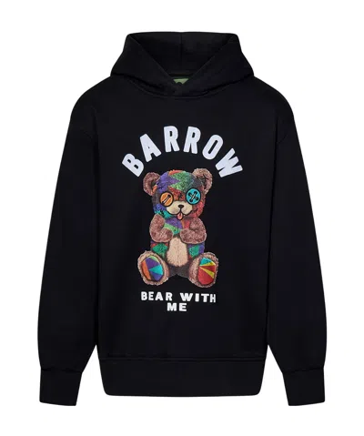 Barrow Teddy-bear Hoodie In Black