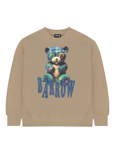Barrow Sweatshirt Mit Teddy-print In Brown