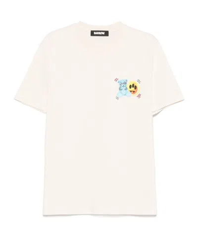 Barrow Teddy Bear-print T-shirt In White