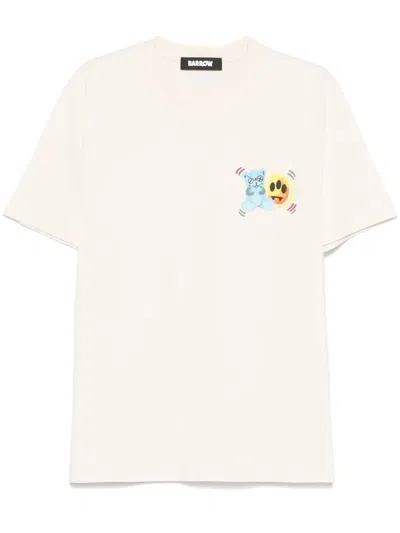 Barrow T-shirt Mit Teddy-print In Nude