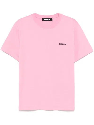 Barrow Teddy Bear-print T-shirt In Pink