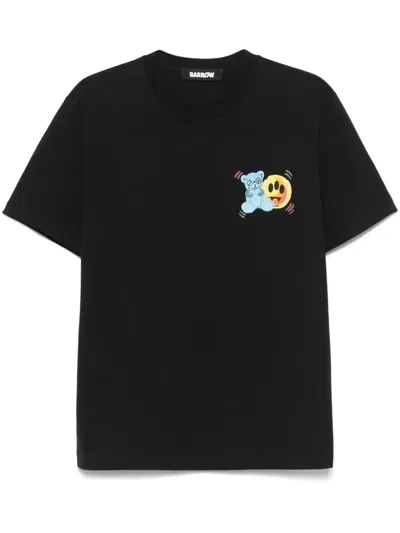 Barrow T-shirt Mit Teddy-print In Schwarz