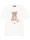 Barrow Teddy Bear-print T-shirt In White
