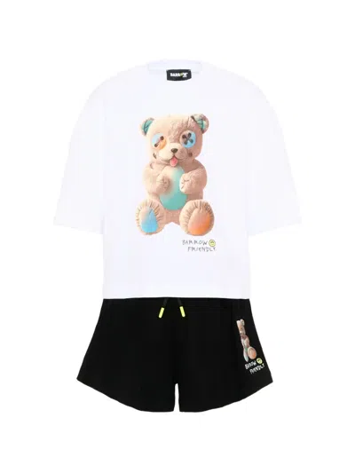 Barrow Teddy Bear-print Tracksuit In White