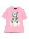 Barrow Teddy-graphic T-shirt In Pink