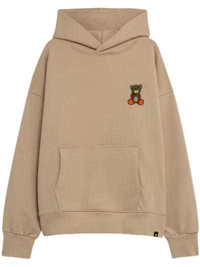 Barrow Teddy Hoodie In Neutrals