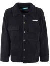 Barrow Artificial Fur Teddy Casual Jacket In Blue