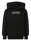 Barrow Teddy-print Hoodie In Black