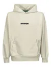 Barrow Teddy-print Hoodie In Neutral