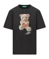 Barrow Teddy-print Jersey T-shirt In Black