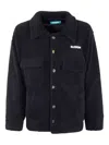 Barrow Artificial Fur Teddy Casual Jacket In Blue