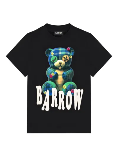 Barrow Teddy-print T-shirt In Black