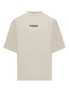 Barrow Logo Short-sleeved T-shirt In Neutral