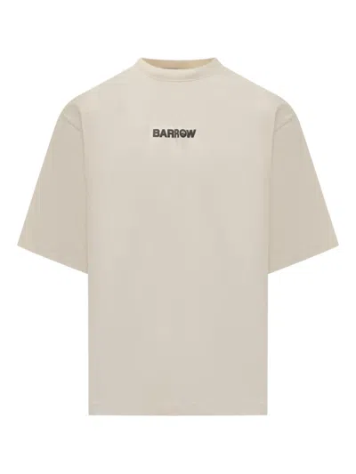 Barrow Logo Short-sleeved T-shirt In White