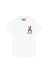 Barrow Teddy-print T-shirt In White