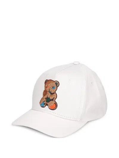Barrow Kids' Teddy-detail Baseball Cap In White