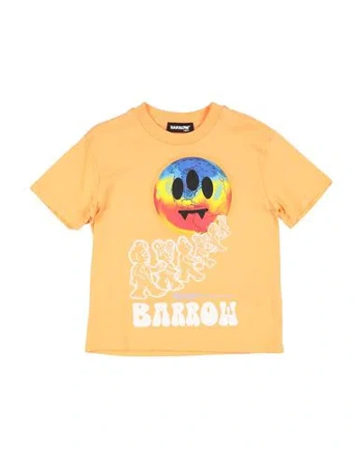 Barrow Babies'  Toddler Boy T-shirt Apricot Size 6 Cotton In Yellow