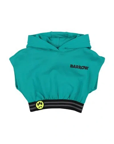 Barrow Babies'  Toddler Girl Sweatshirt Turquoise Size 6 Cotton In Green