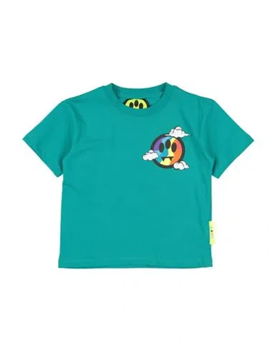 Barrow Babies'  Toddler T-shirt Deep Teal Size 6 Cotton In Animal Print