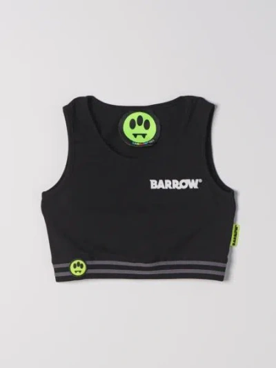 Barrow Kids' Top Con Logo In Black