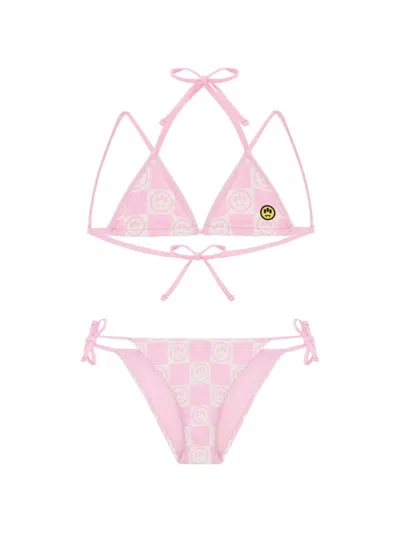 Barrow Kids' Triangle Graphic Bikini In Pink