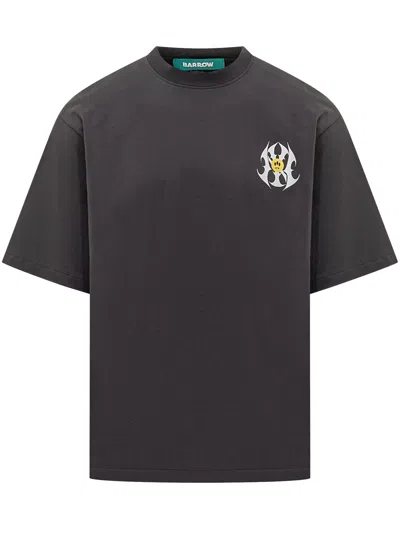 Barrow Tribal Print T-shirt In Asfalto