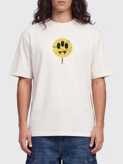Barrow T-shirt Men Color White In Animal Print