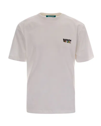 Barrow T-shirt Stampata Coconut In White