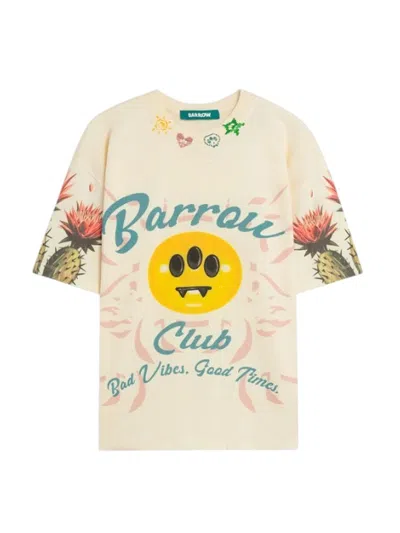 Barrow Graphic Jersey T-shirt In White