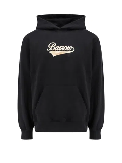 BARROW UNISEX COTTON SWEATSHIRT WITH LOGO PRINT ON THE FRONT