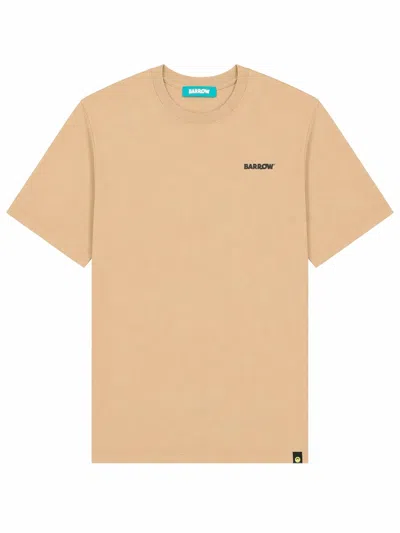 Barrow Unisex Cotton T-shirt In Pink