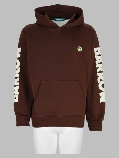 Barrow Unisex Fleece Sweatshirt In Brown