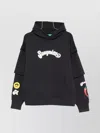 Barrow Unisex Graphic Print Hooded Sweatshirt In Black