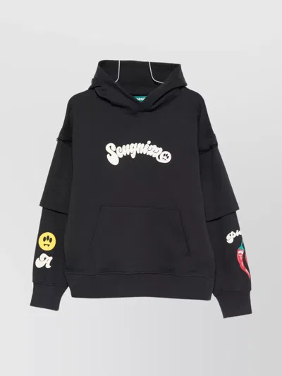 BARROW UNISEX GRAPHIC PRINT HOODED SWEATSHIRT