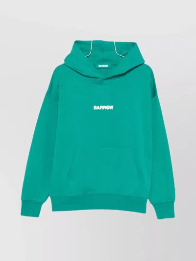 Barrow Unisex Hooded Sweatshirt Featuring Graphic Design In Green